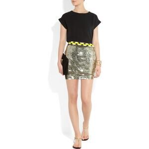 NWT Sass and Bide take a hike sequin mini skirt